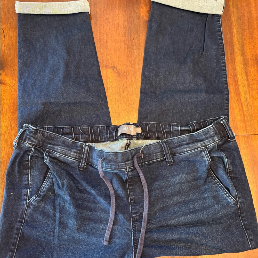 Torrid Weekend Dark Pull On Jeans